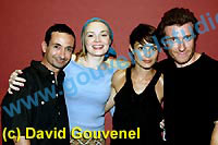 Bruno Delahaye (R&eacute;alisateur), Julie Judd (Com&eacute;dienne), Barbara Schulz (Com&eacute;dienne) et Thierry Fr&eacute;mont (Com&eacute;dien)