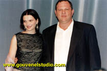 Juliette Binoche & Harvey Weinstein