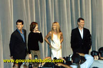 Pierce Brosnan, Ren&eacute; Russo, Beau St Clair & John McTiernan