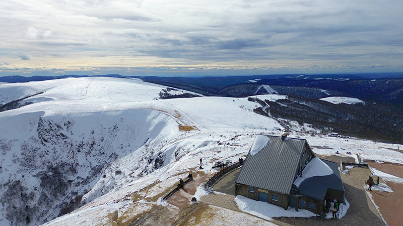 Photo aérienne par drone Hohneck Vosges