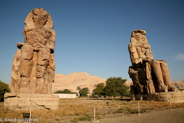 Colosses Memnon Egypte