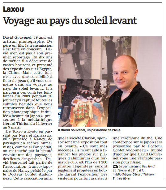 article Est Républicain 8 février 2013