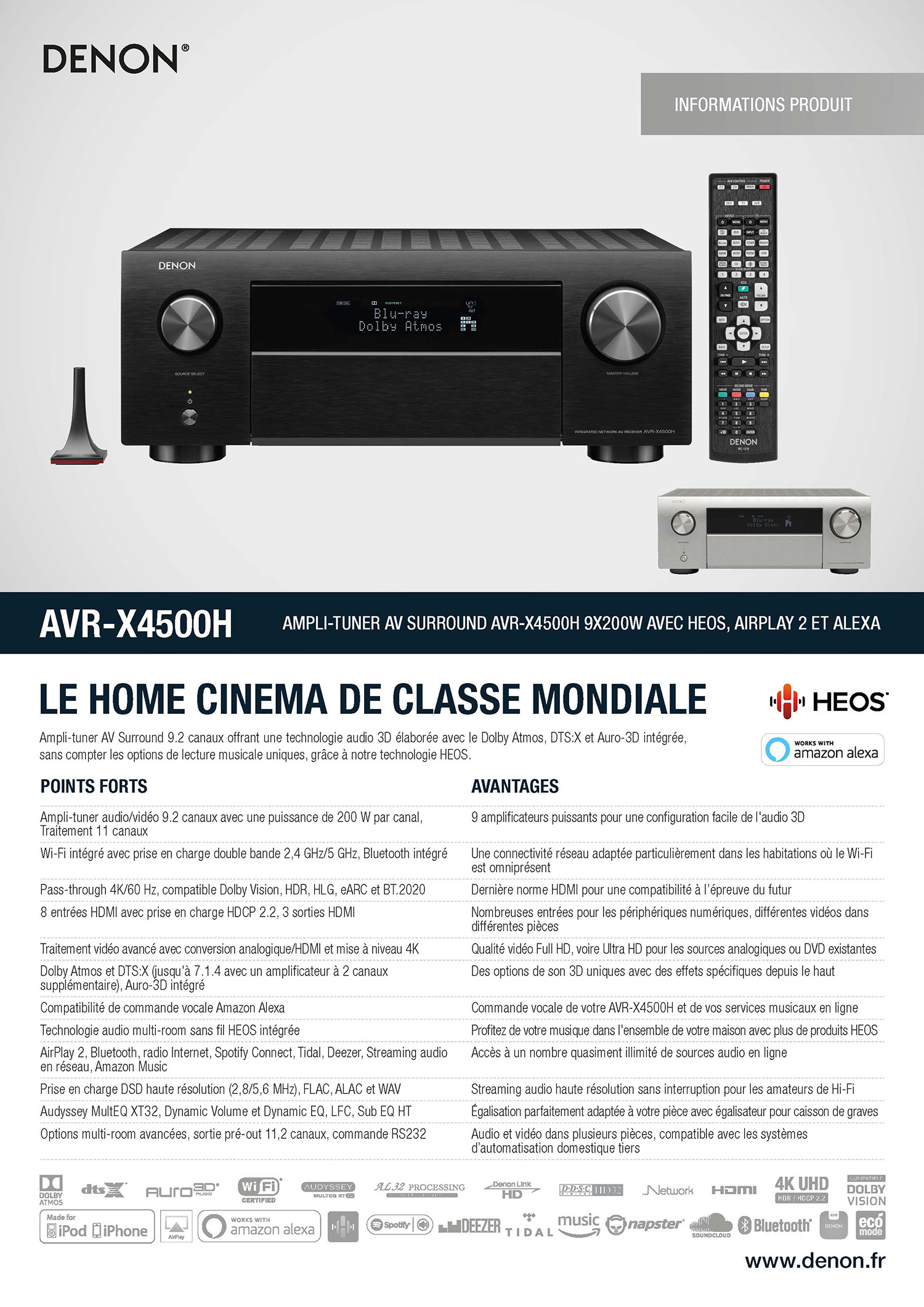 DENON AVR-X4500H