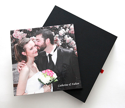 Livre Mariage 30 x 30 cm avec boite luxe