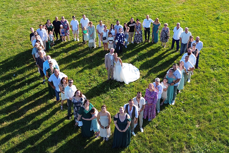 Photo arienne Grand Groupe par drone