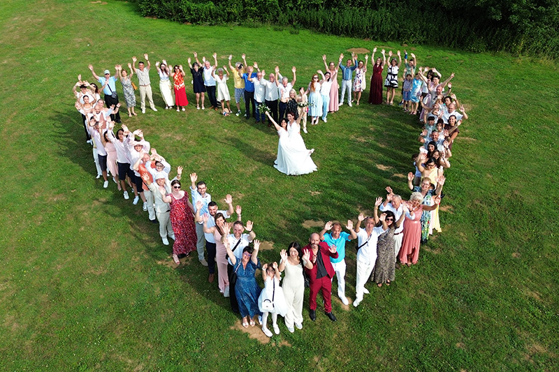 Photo arienne Grand Groupe par drone