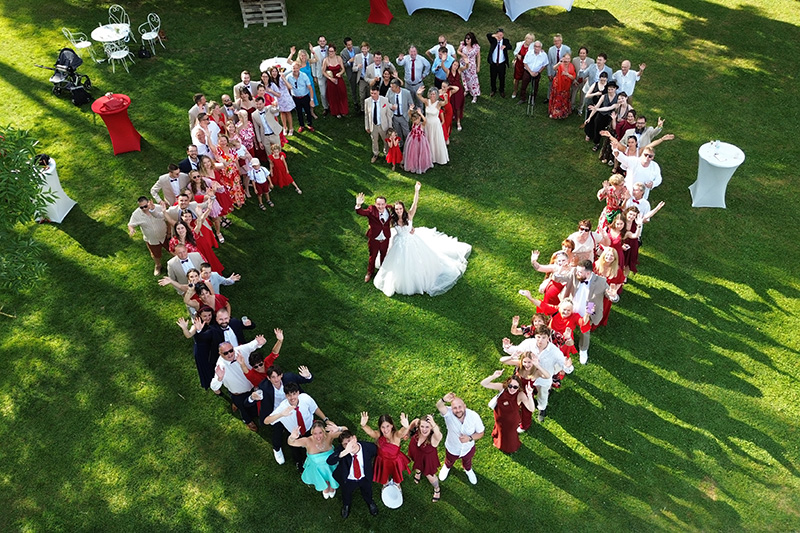 Photo arienne Grand Groupe par drone
