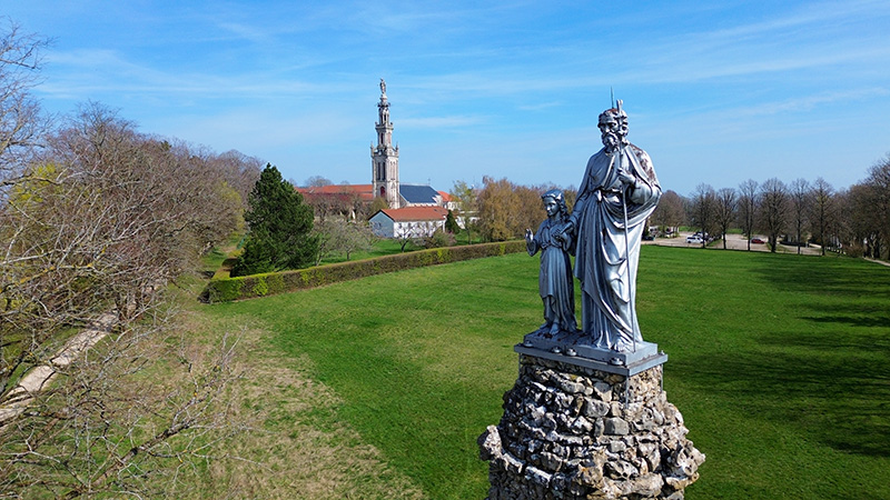 Photo a&eacute;rienne par drone Colline de Sion