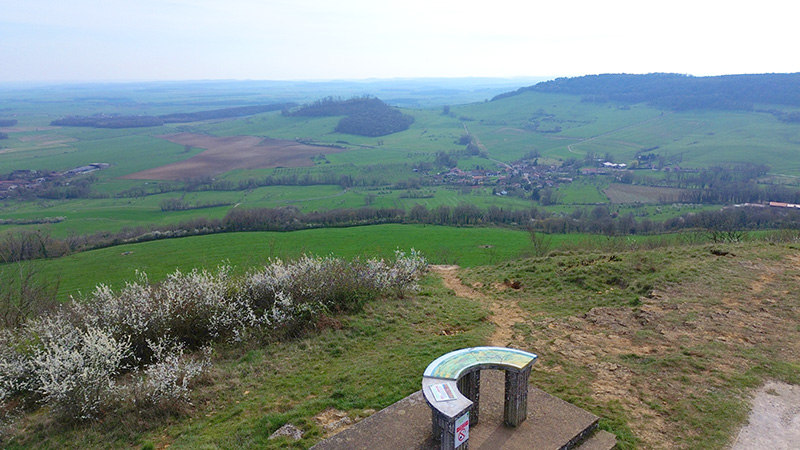 Photo a&eacute;rienne par drone Colline de Sion