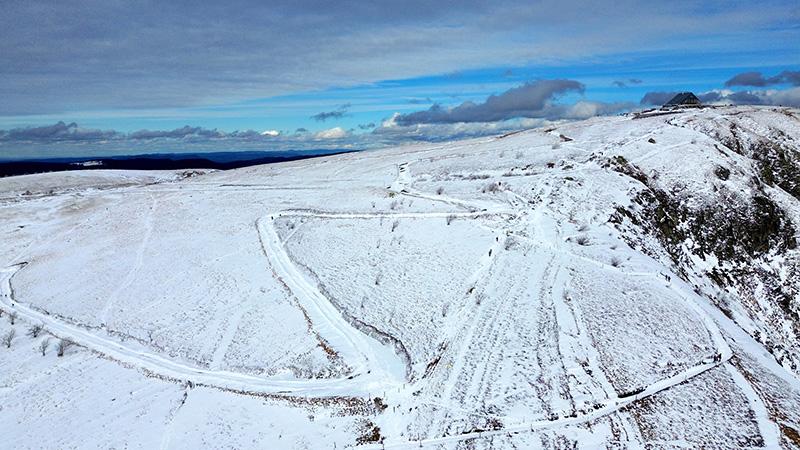 Photo aérienne par drone Hohneck Vosges