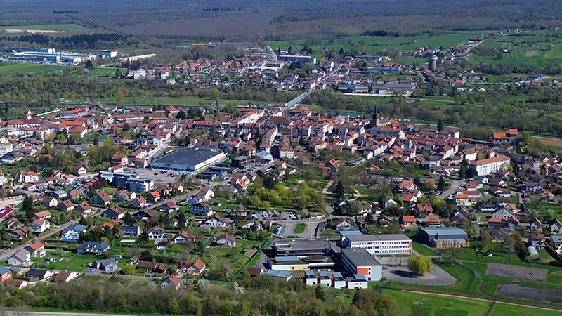 Photo aérienne par drone : Monument de Lorraine - charmes sur Moselle 88130