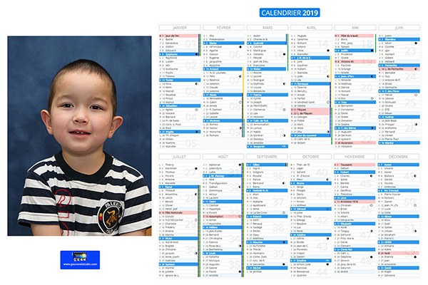 Calendrier Photo 20x30 cm