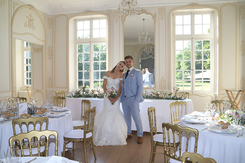 photo portrait de mariage des mariés