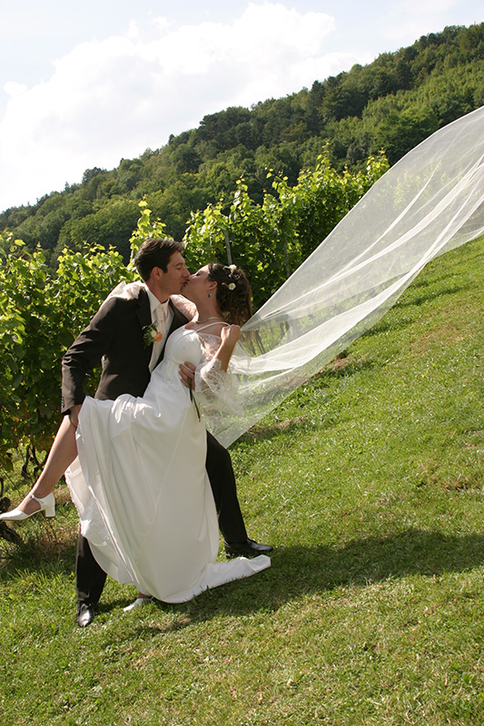 photo portrait de mariage des mariés