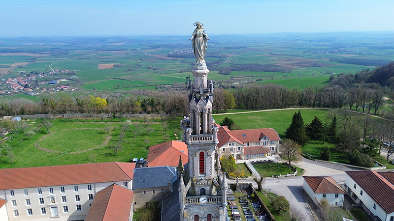Photo aérienne par drone David Gouvenel Colline de Sion